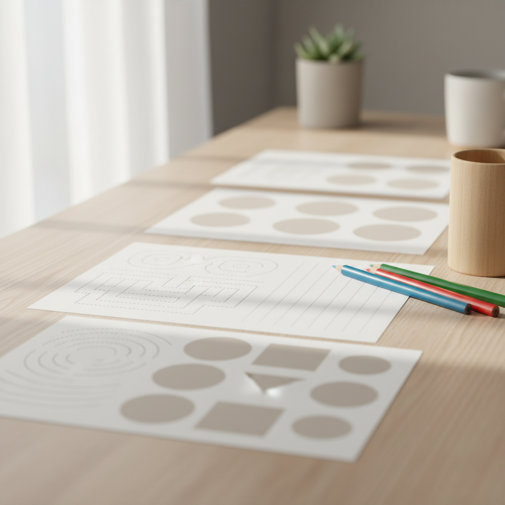 Užduotys vaikams atsispausdinti: kaip lavinti įgūdžius namuose