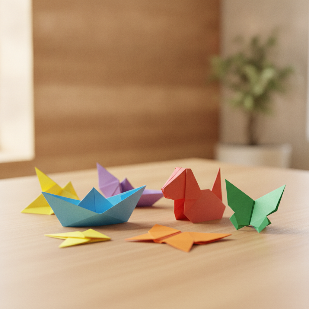 Origamis vaikams: lengvos idėjos jūsų namams